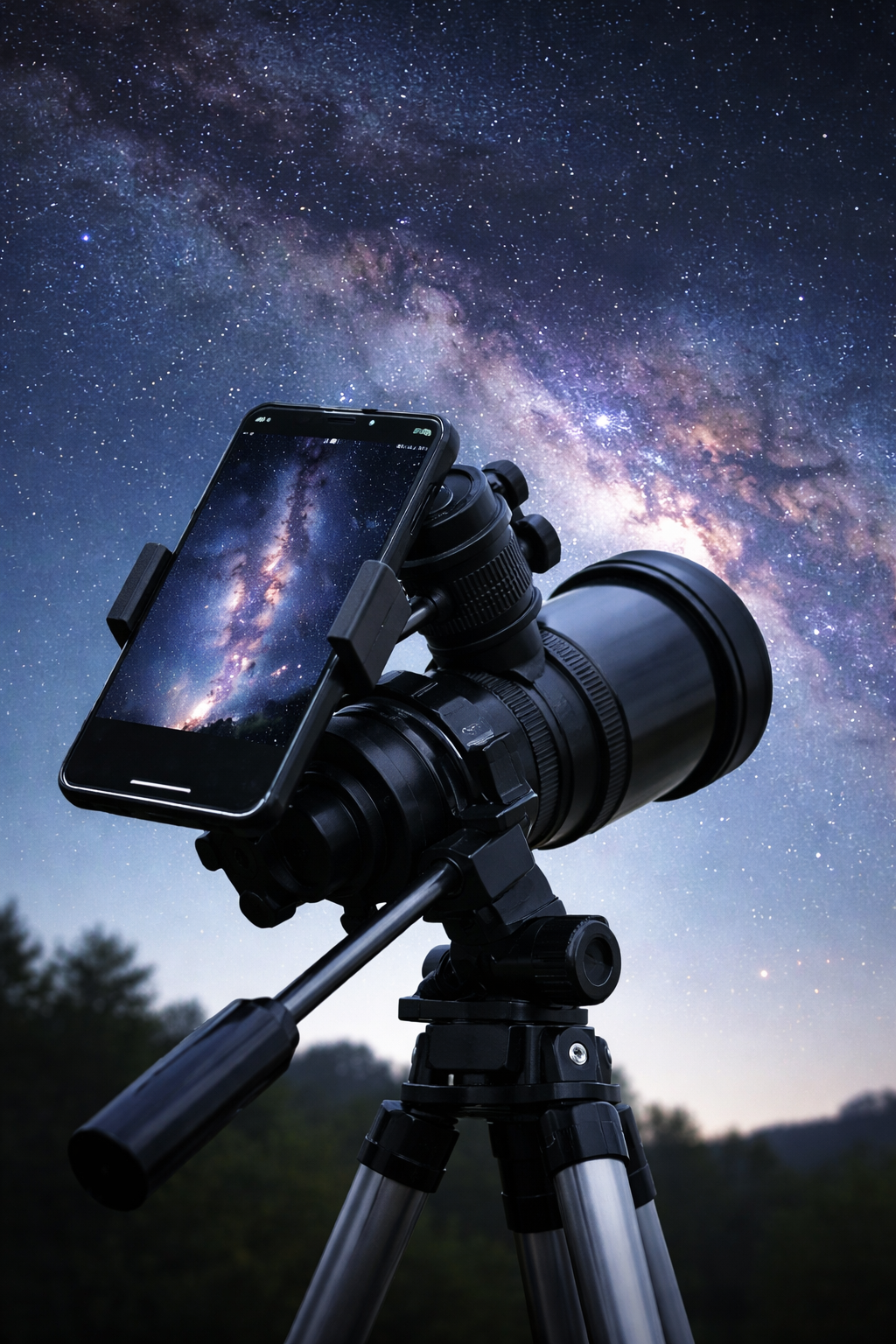Smartphone–Telescope optical